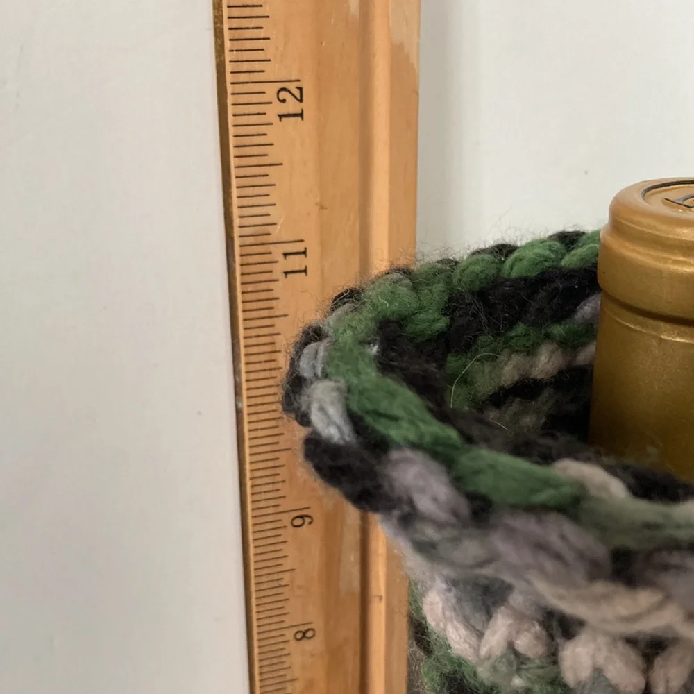 Wine Bottle Koozie Cover Knit Wine Bag Wine Bottle Sack